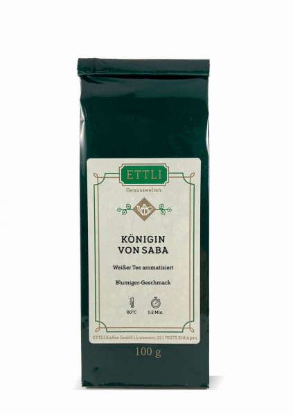 Königin von Saba 100g -Weißer Tee aromatisiert-