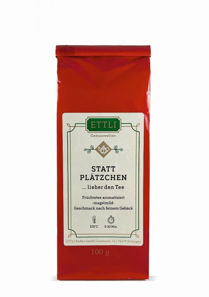 Statt Plätzchen (...lieber den Tee) 100g -Früchtetee aromatisiert-