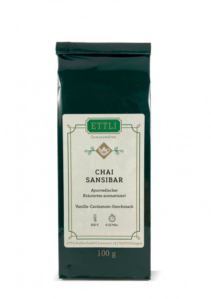 Chai Sansibar 100g -Ayurvedischer Kräutertee aromatisiert-